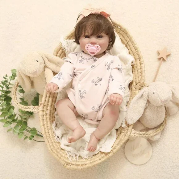 Reborn Baby Dolls 17Inch Cute Realistic Baby Doll with Soft Vinyl Full Body